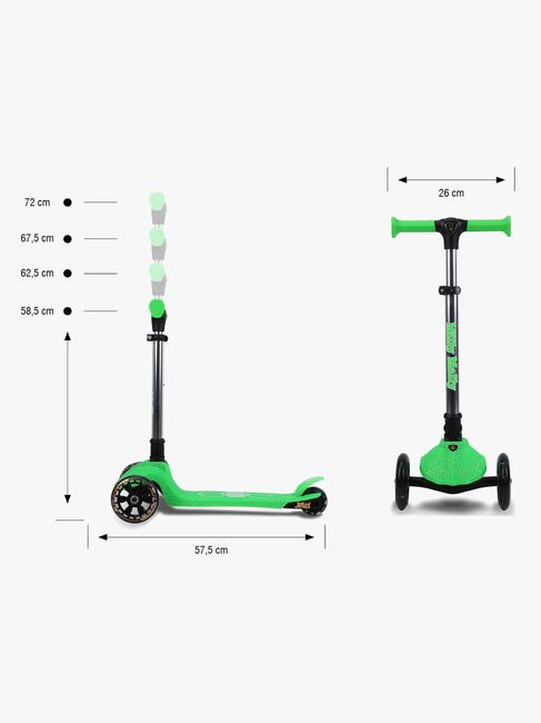 Milly Mally Jelly Sparkcykel, Grön