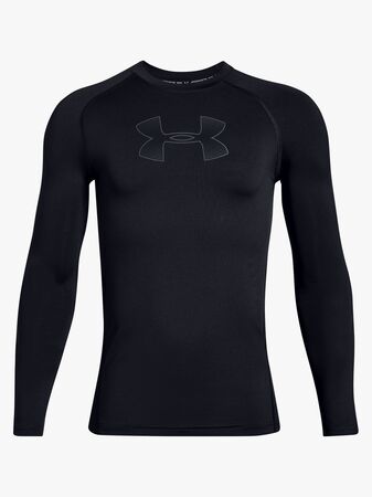 Under Armour Heatgear Långärmad T-Shirt, Black