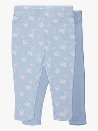 Tiny Treasure Lexi Leggings 2-Pack, Baby Blue