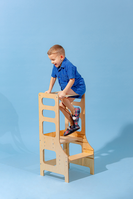 Duck Woodworks Justerbar Hjälpa Till Pall, Natur