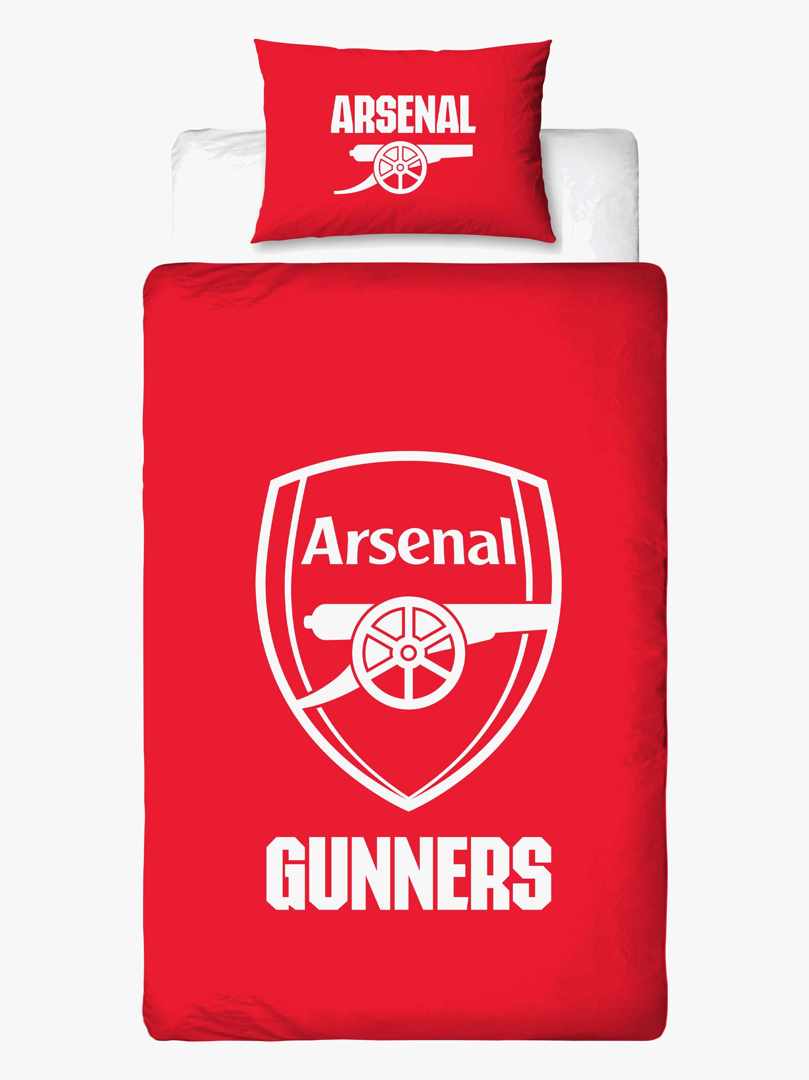 Arsenal Bäddset 150x210, Röd