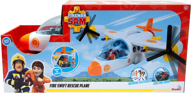 Brandman Sam Fire Swift Räddningsflygplan