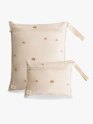 Mushie  Vattentät Wet Bag 2-Pack, Rainbow