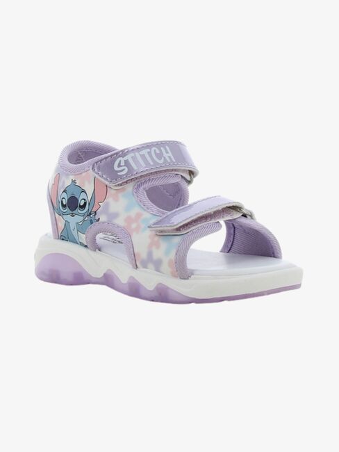 Disney Stitch Blinkande Sandaler, Lilac/White