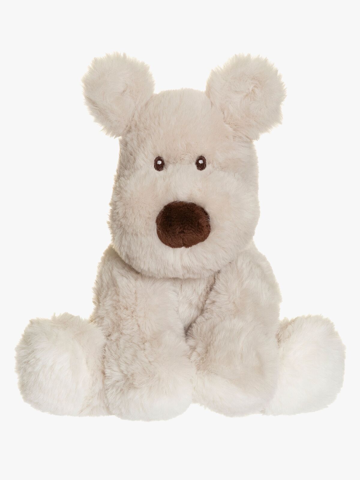 Teddykompaniet Gosedjur Mocca Hund 18 cm, Grå
