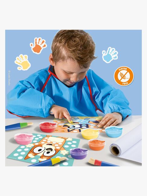 SES Creative Bluey Pysselset Fingerfärg Megaset