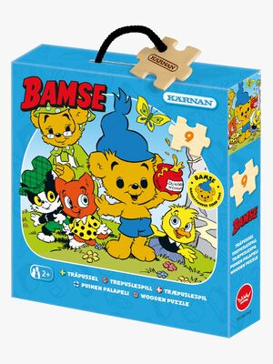 Egmont Kärnan Bamse Träpussel När Bamse Var Liten 9 Bitar