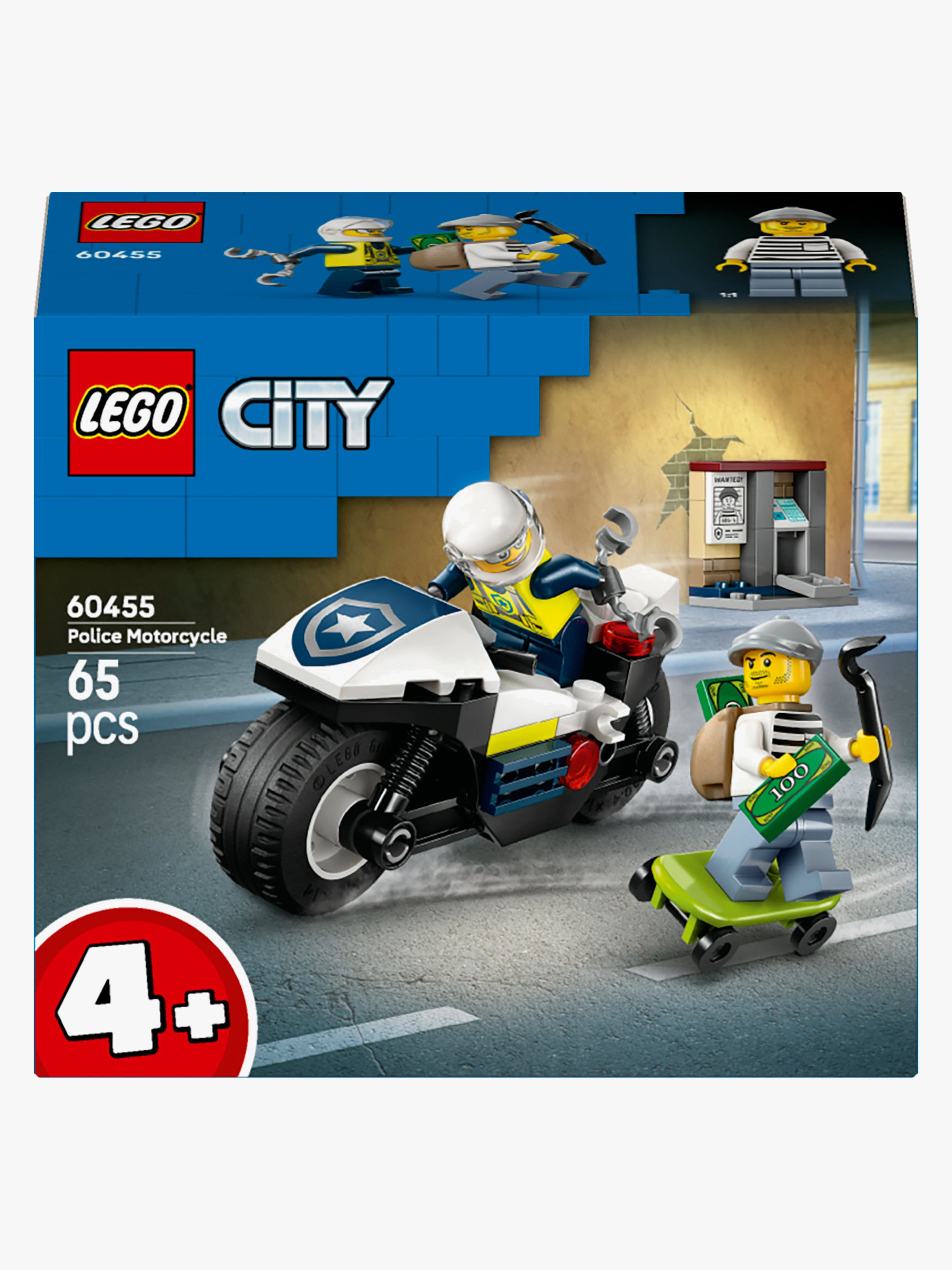 LEGO City 60455 Polisens motorcykeljakt