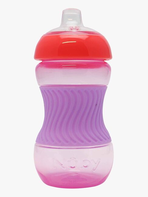 Nuby Mini Easy Grip Pipmugg, Röd/Rosa