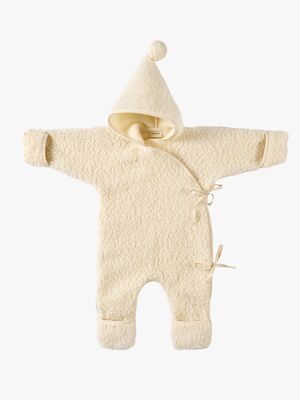 BINIBAMBA Merino Snugglesuit, Milk