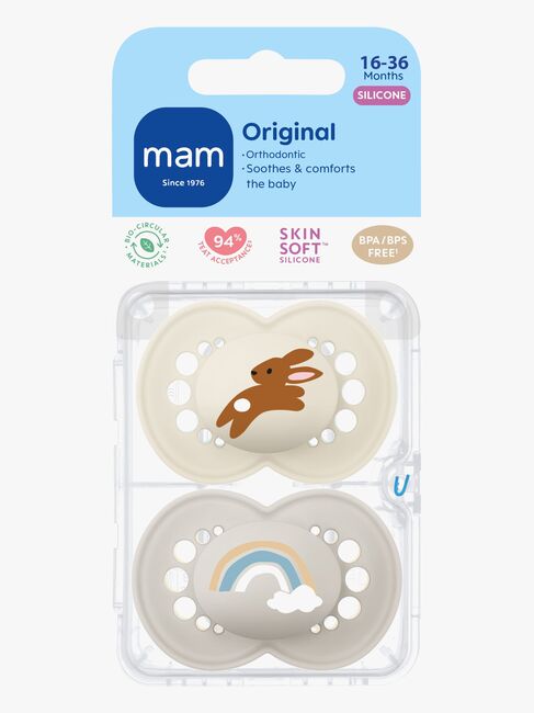 MAM Original Nappar 2-Pack 16-36m, Neutral
