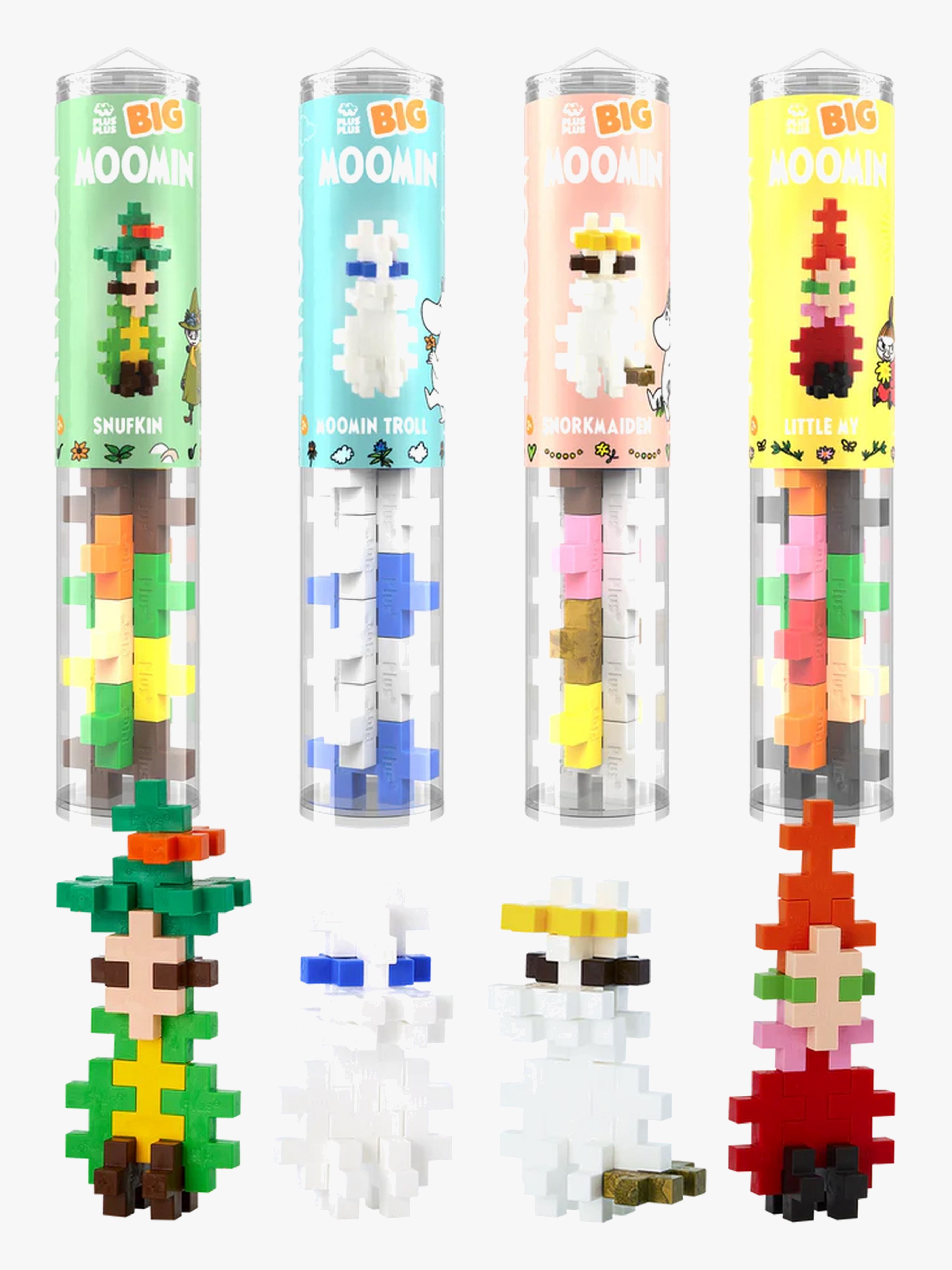 Plus Plus Big Mumin Tub Byggset 4-pack