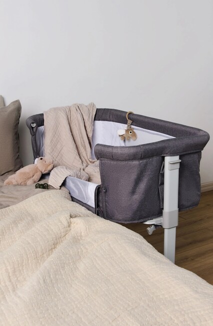 Moweo ALEX Bedside Crib, Grå