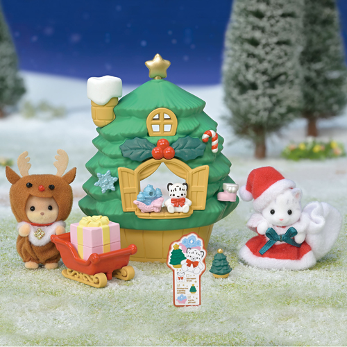 Sylvanian Families Lekset Tomtens Julgranshus
