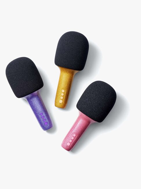 Lalarma Glitter Grove Mikrofon, Guld