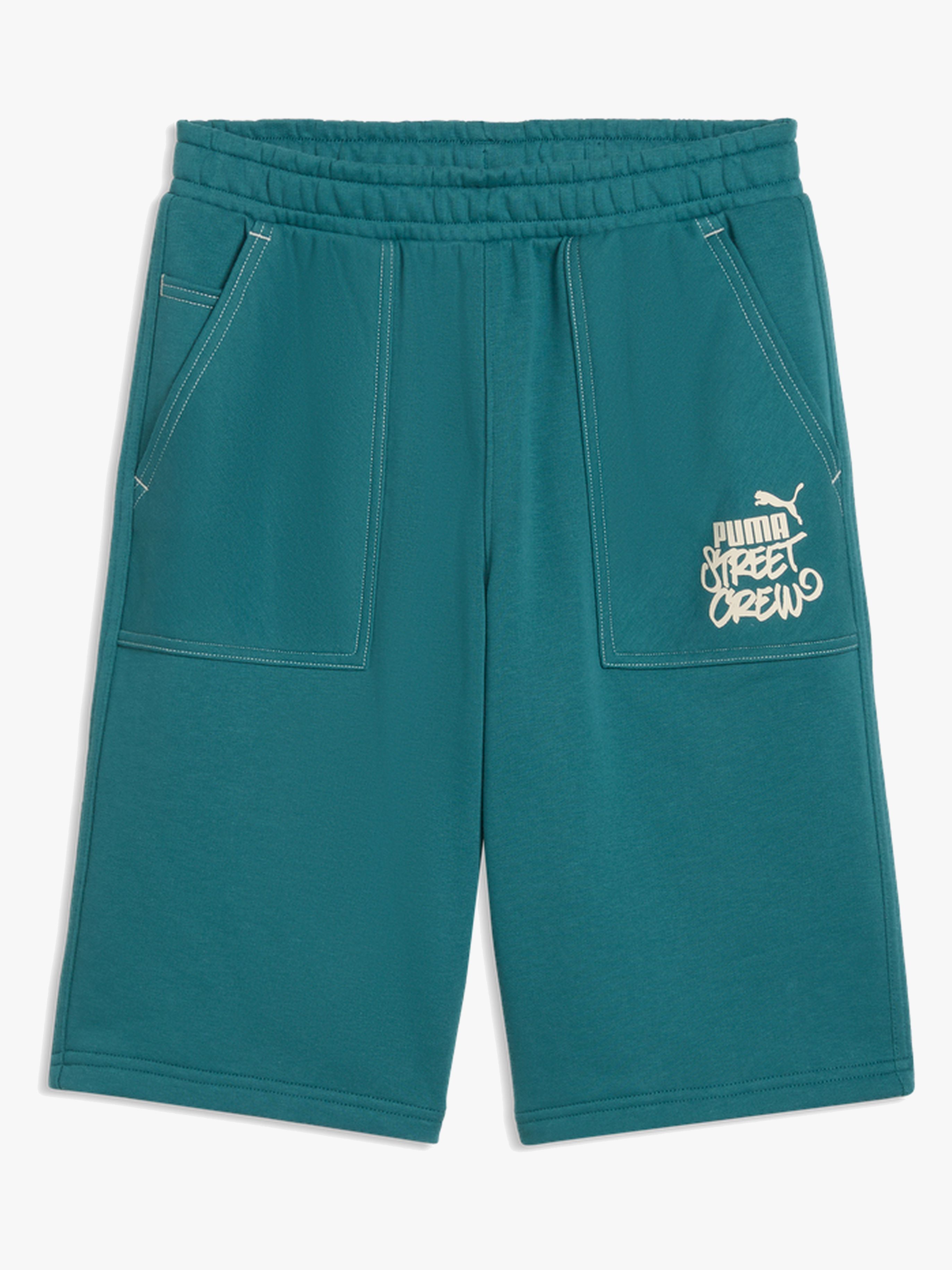 Puma MID90s Avslappnade Långa Shorts, Grön, 140