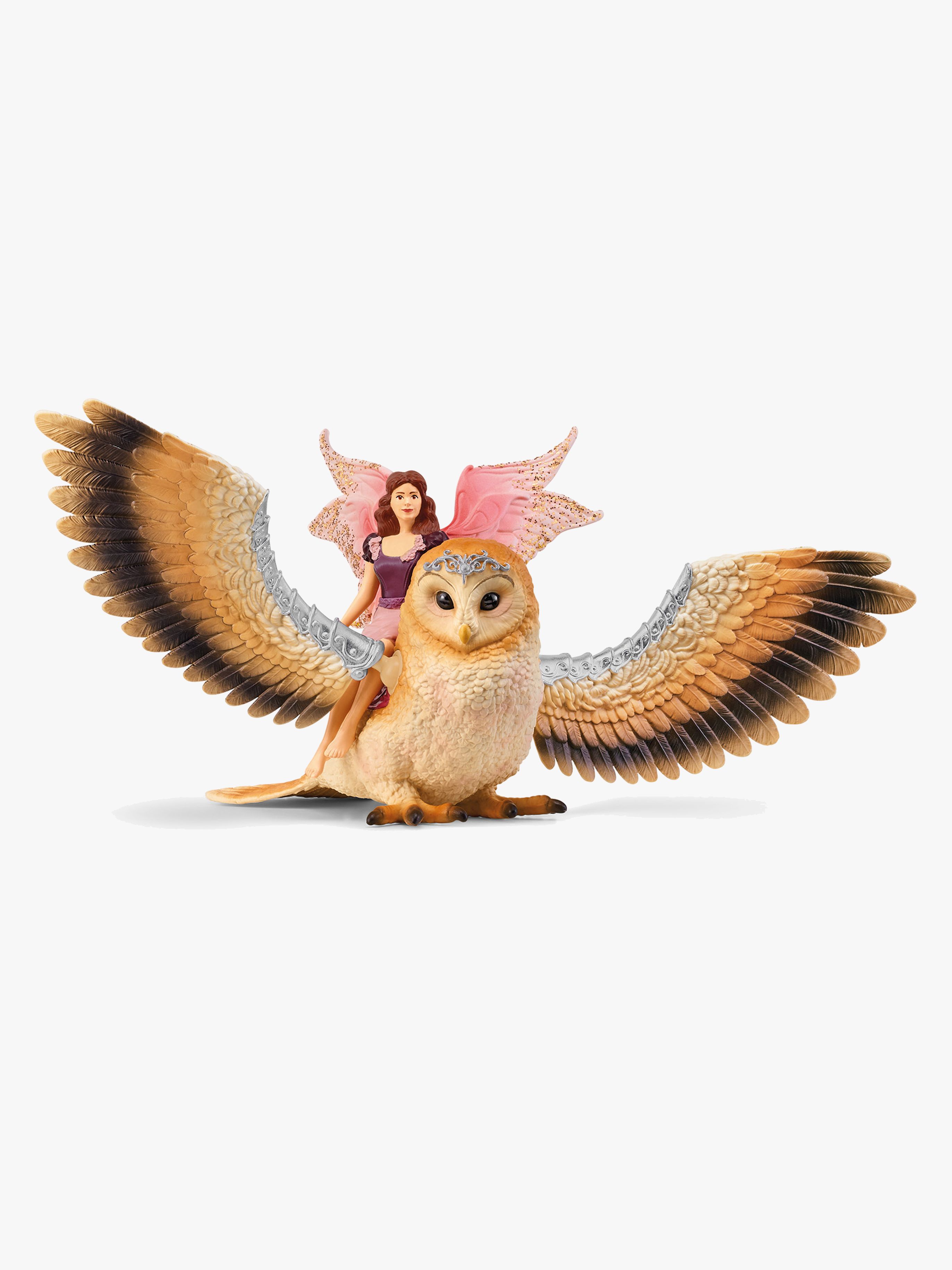 Schleich 70789 Uggla Fairy in Flight on Glam Owl