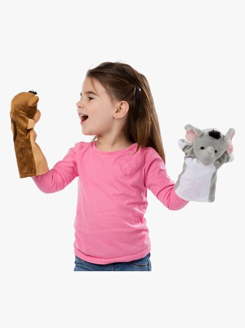 Melissa & Doug Handdockor Gosedjur Zoo, 4 st