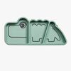 Done By Deer Stick & Stay Tallrik Snacks Croco, Green