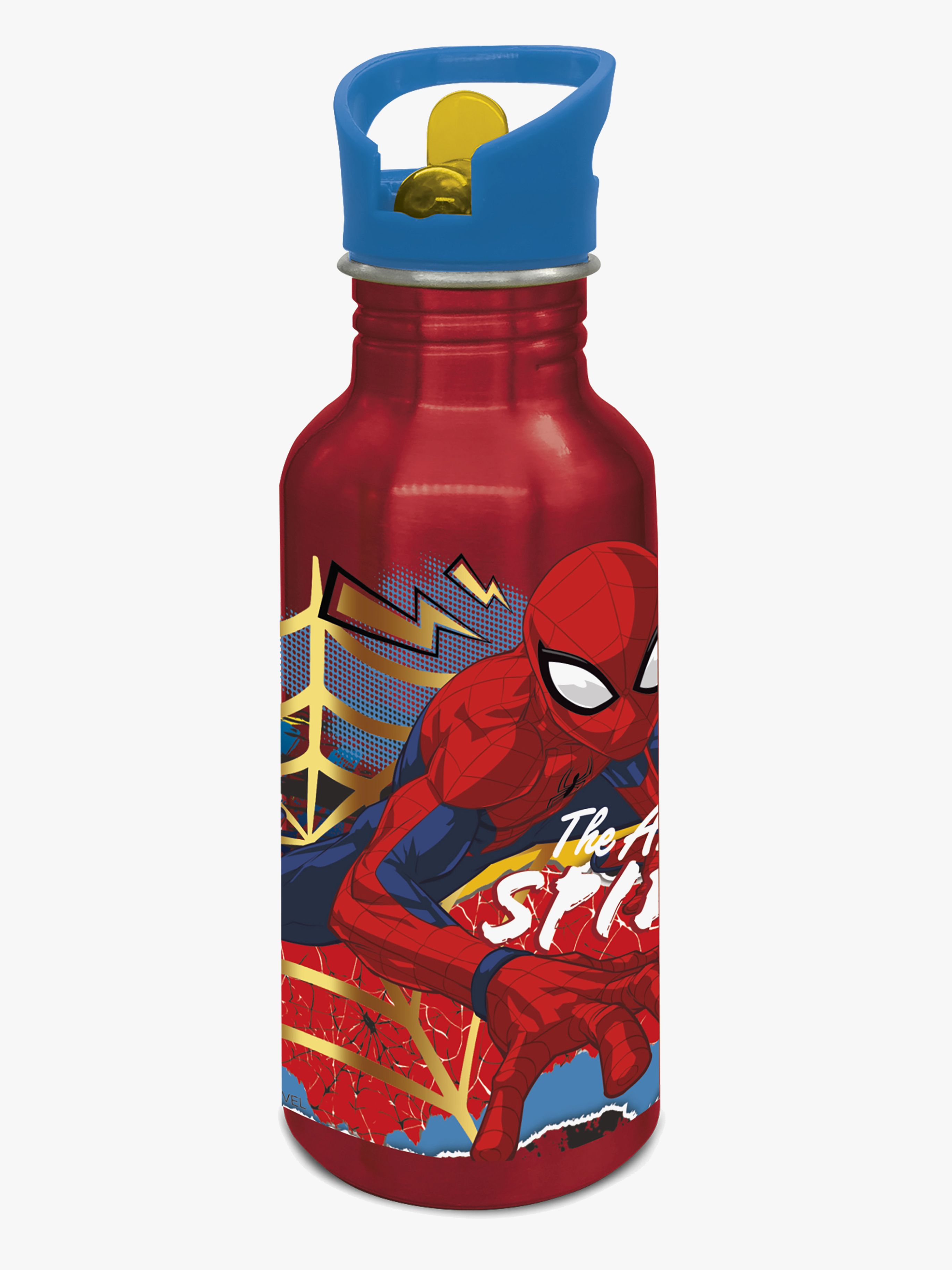 Marvel Spider-Man Aluminium Vattenflaska 545ml, Röd
