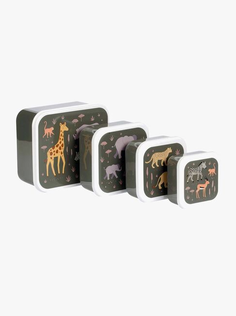 A Little Lovely Company Lunchboxset, Savanna