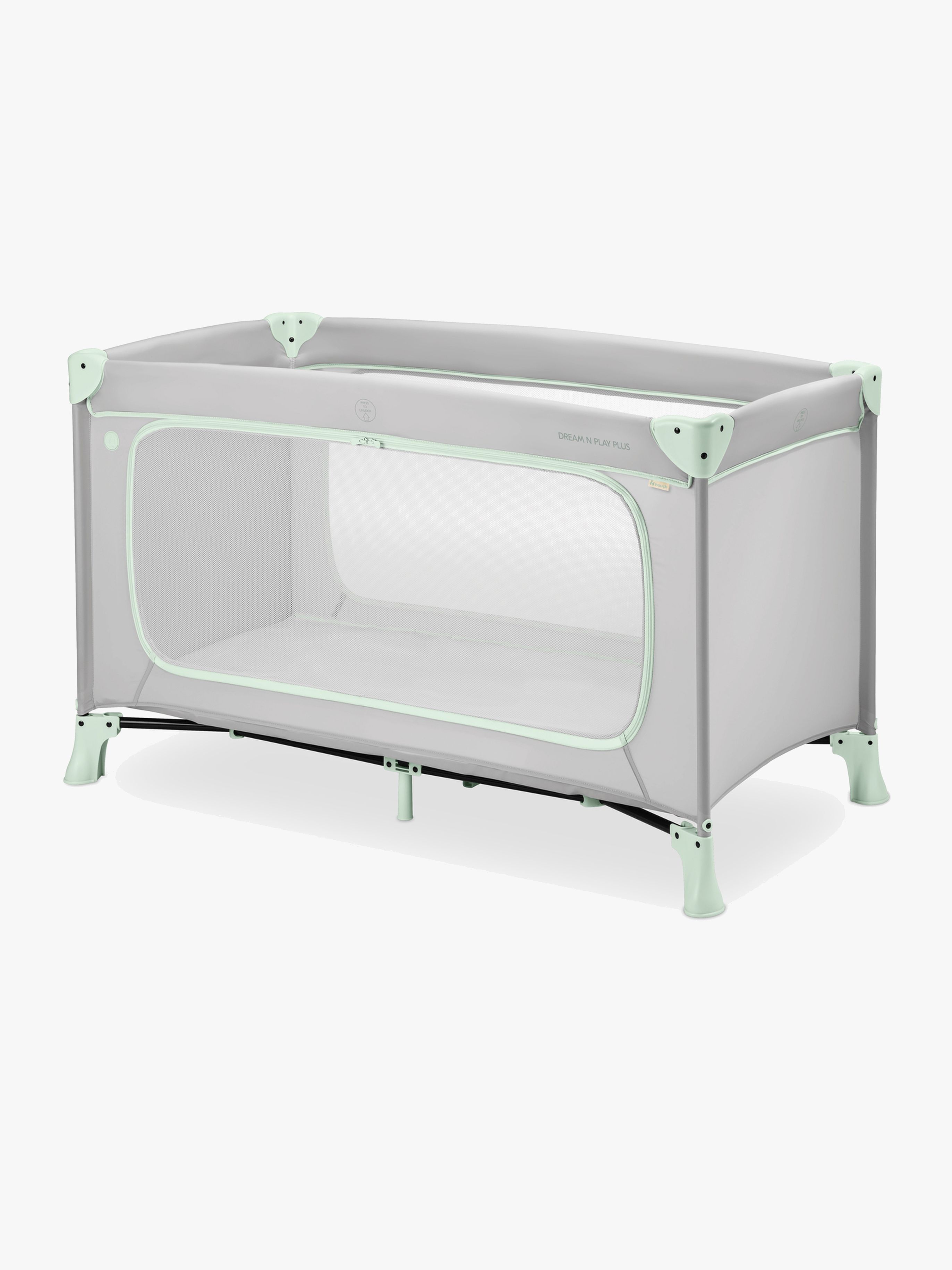 Hauck Dream N Play Plus Resesäng, Dusty Mint