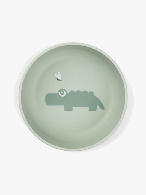 Done By Deer Foodie Skål Croco, Grön