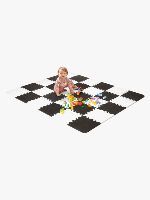 Kinderkraft Pusselmatta 150x180 Foam, Svart
