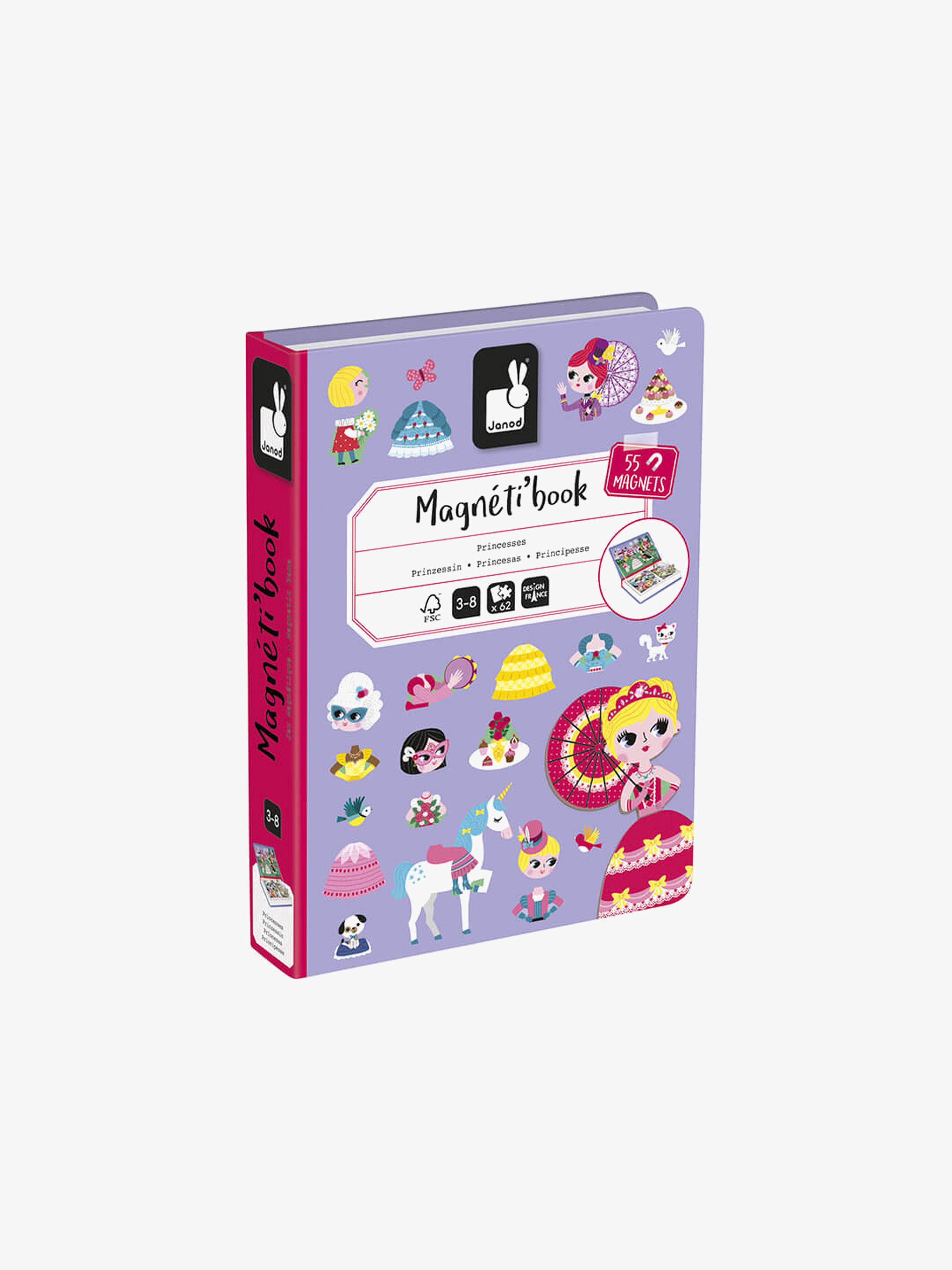 Janod Magneti'Book Princesses Magnetset 55 st