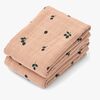 LIEWOOD Lewis Muslinfilt 2-Pack, Mini Berry/Pale Tuscany