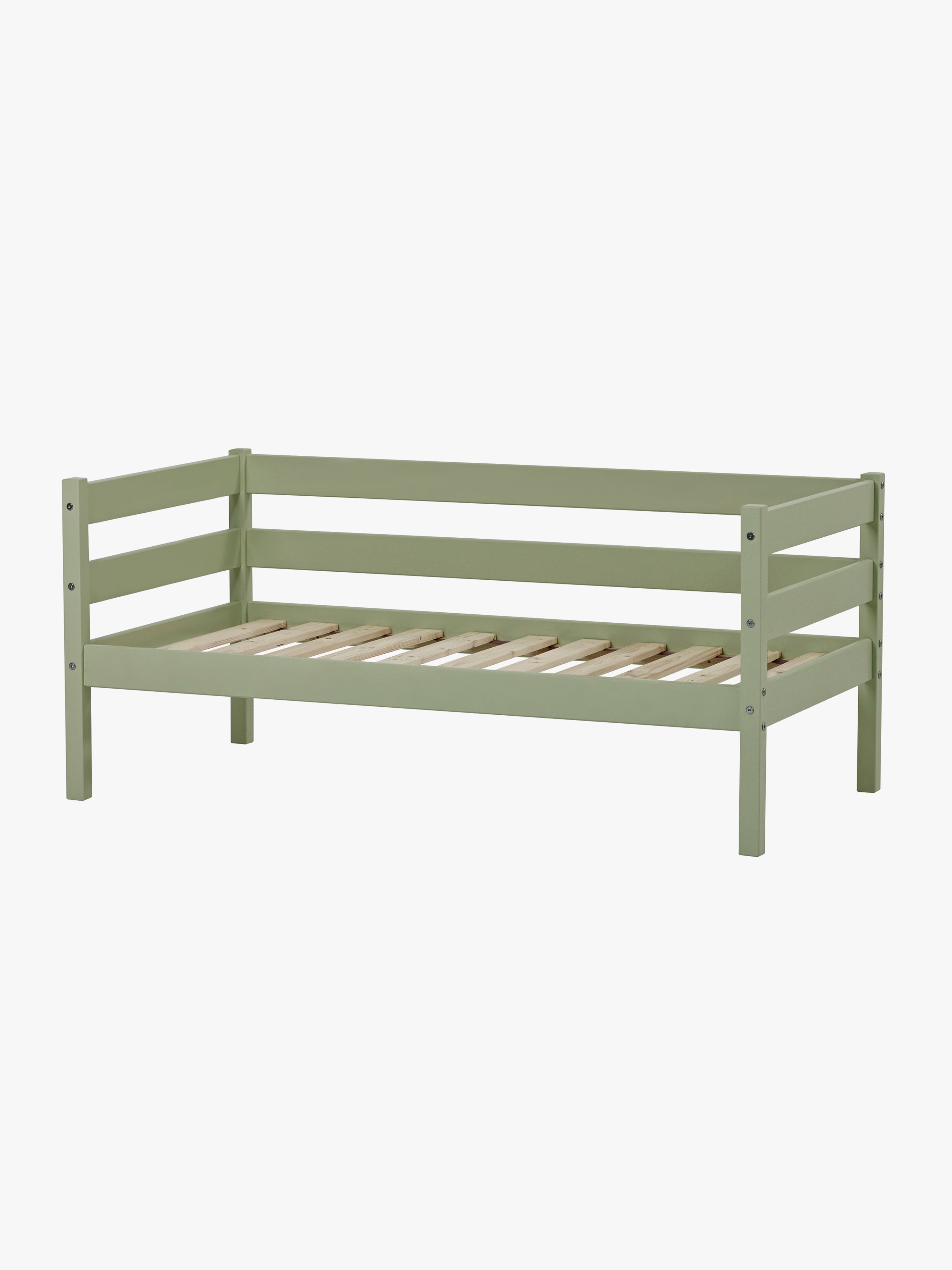 Hoppekids Enkelsäng IDA-MARIE 70x160, Pale Green, Barnsäng, Juniorsäng