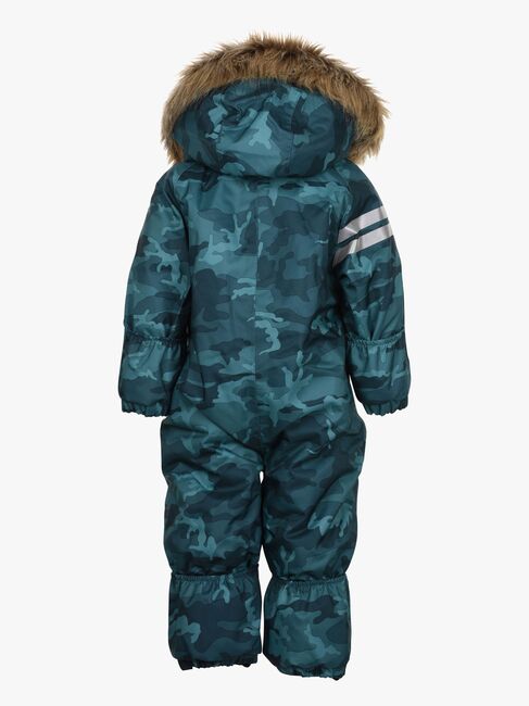 Lindberg Camo Babyoverall, Lagoon