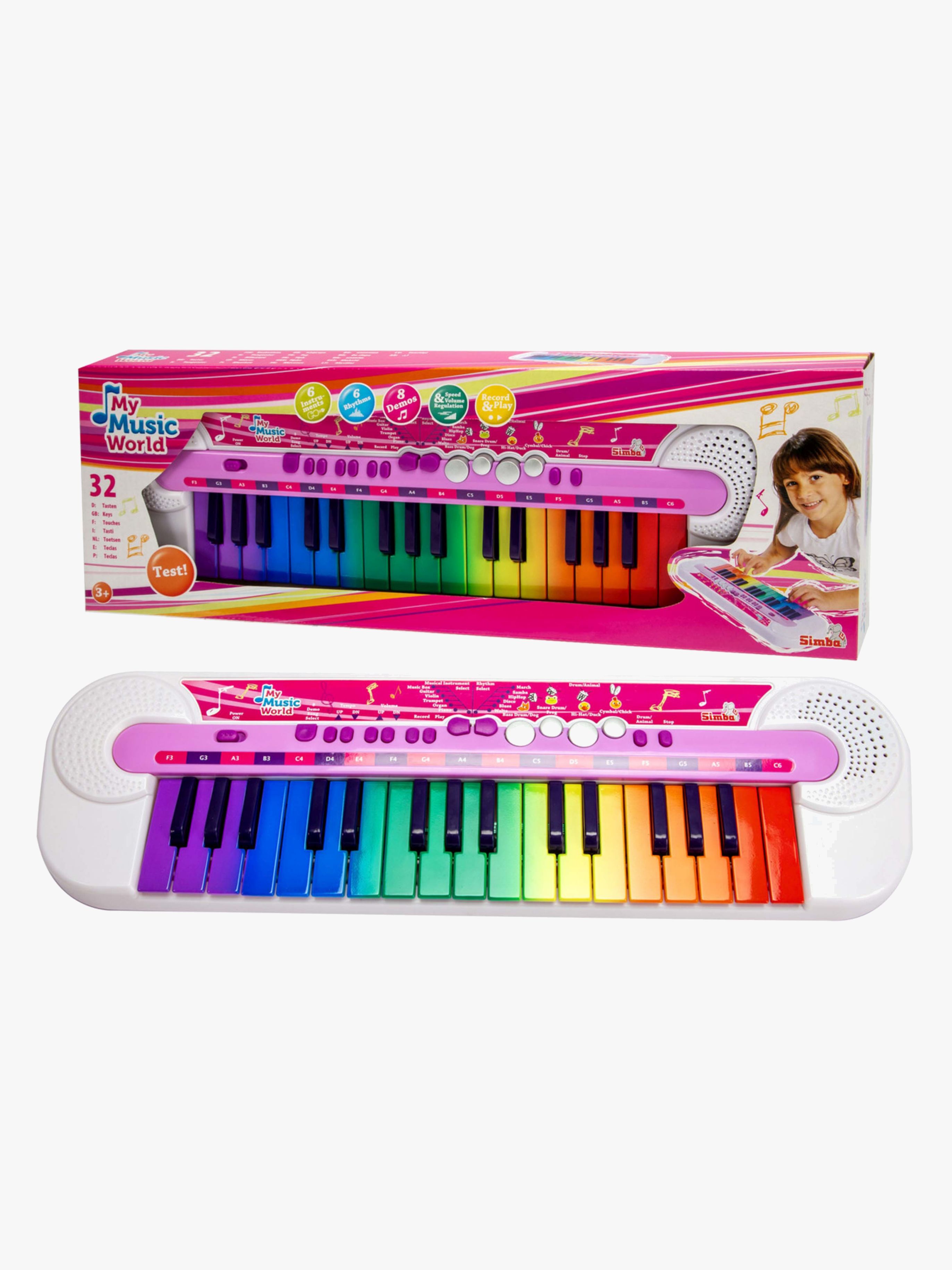 My Music World Keyboard, Rosa