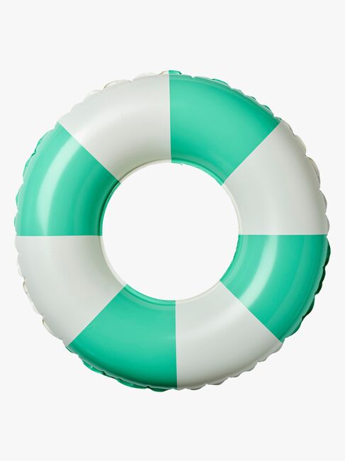 SUNNYLiFE Mini Badring, Pool Party Green Stripe