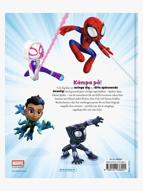 Egmont Kärnan Spidey & His Amazing Friends 5-Minuters Sagor