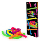 Neon Rainbow Fidget Nudlar, 6 pack