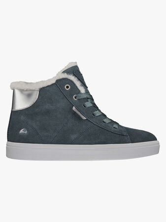 Viking Anna Mid Warm WP Fodrad Sneakers, Bluegreen