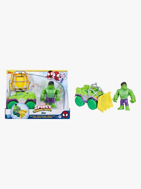 Spidey And His Amazing Friends Figur med Fordon Hulk Truck