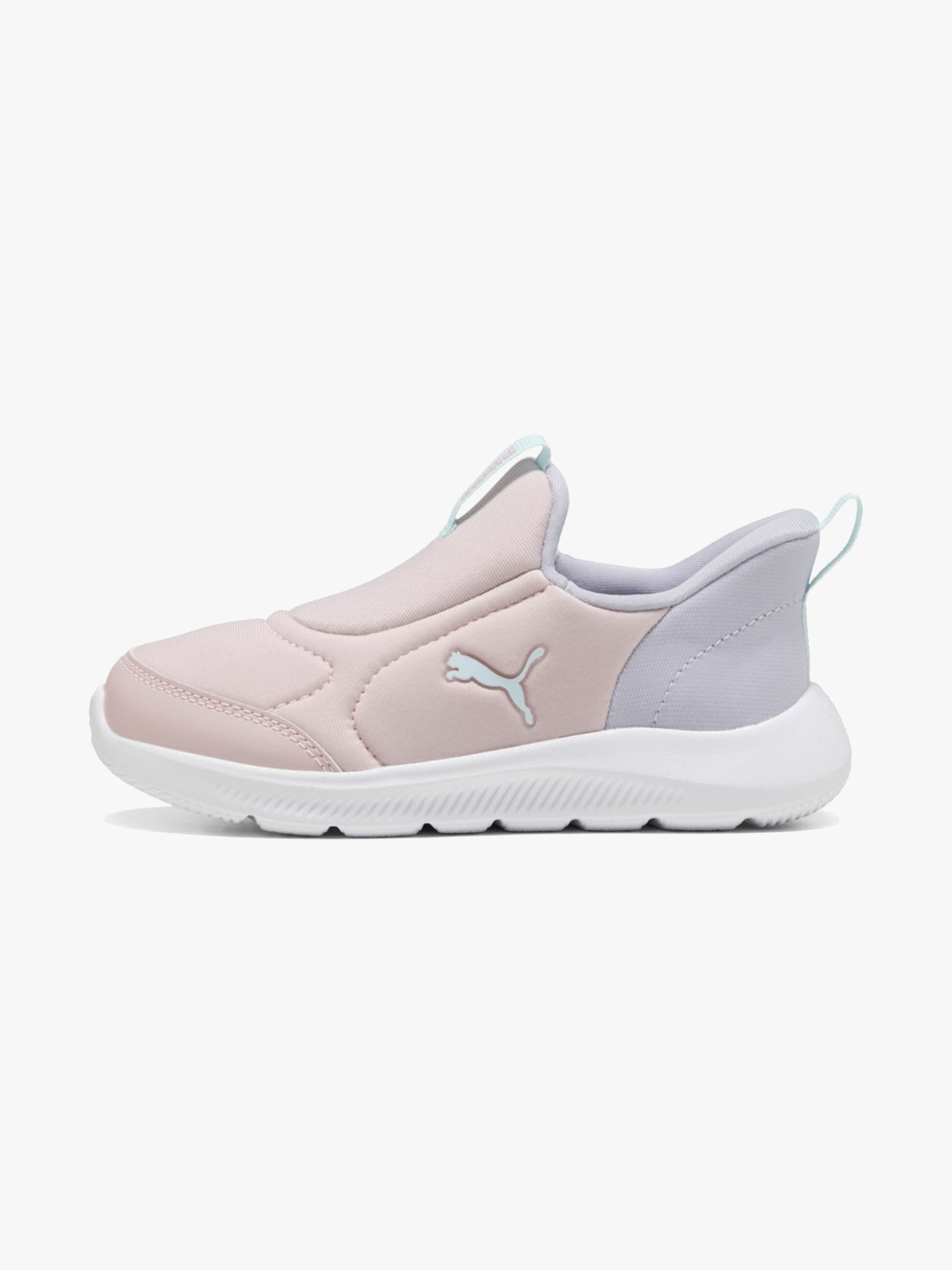 Puma Fun Racer 2 Slip On PS Sneakers, Mauve Mist/Sea Glass/Lilac Crush, 30