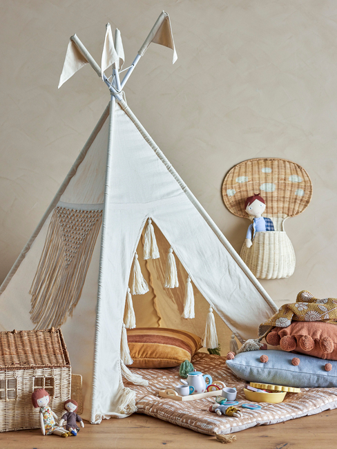 Bloomingville MINI Lektält Tipi Fardin