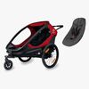 Hamax Outback Cykelvagn inkl. Babyinsats, Red/Black