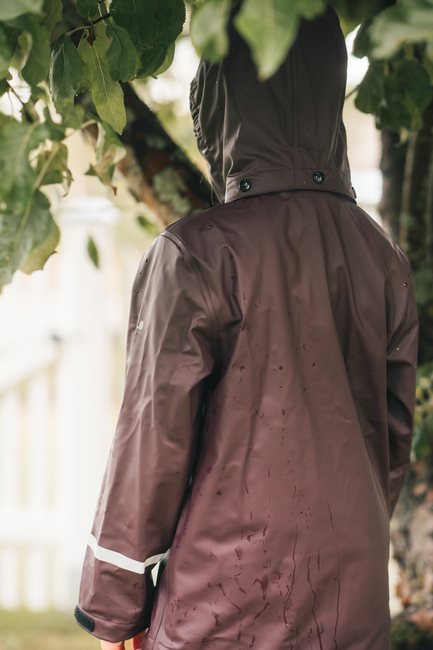 Lindberg Vestby Fodrad Regnjacka, Plum