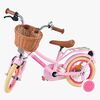 Volare Excellent Cykel med Korg 12 Tum, Rosa