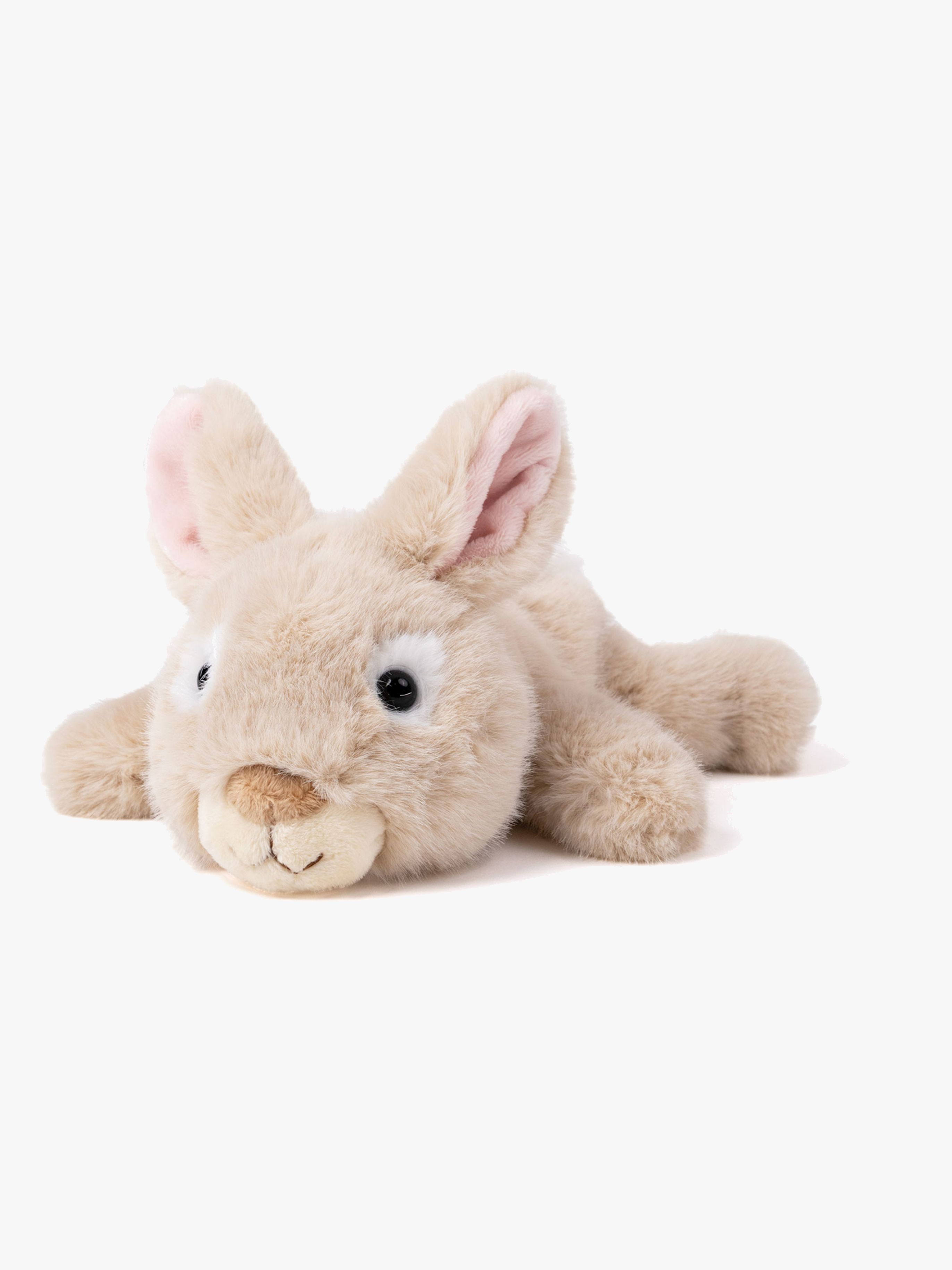 Teddykompaniet Gosedjur Liggande Kanin 28 cm, Beige