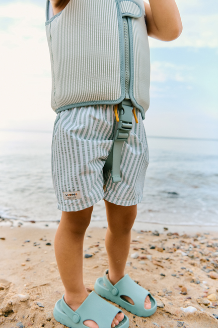 LIEWOOD Duke Stripe Badshorts, Stripe Peppermint/Crisp white