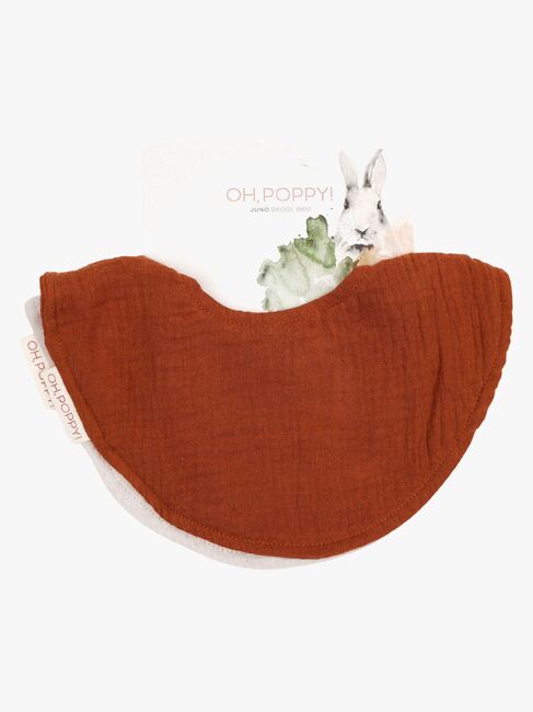 Oh, Poppy! Juno Dregglis 2-Pack, Warm Rust/Linen Beige