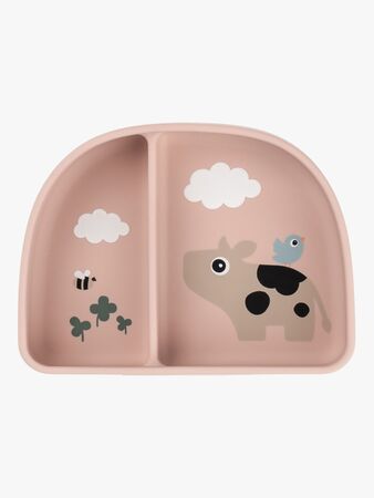 Done By Deer Tiny Farm Delad Tallrik Stick & Stay, Powder