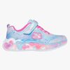 Skechers ETERNAL HEART LIGHTS  Blinkande Sneakers, Blå