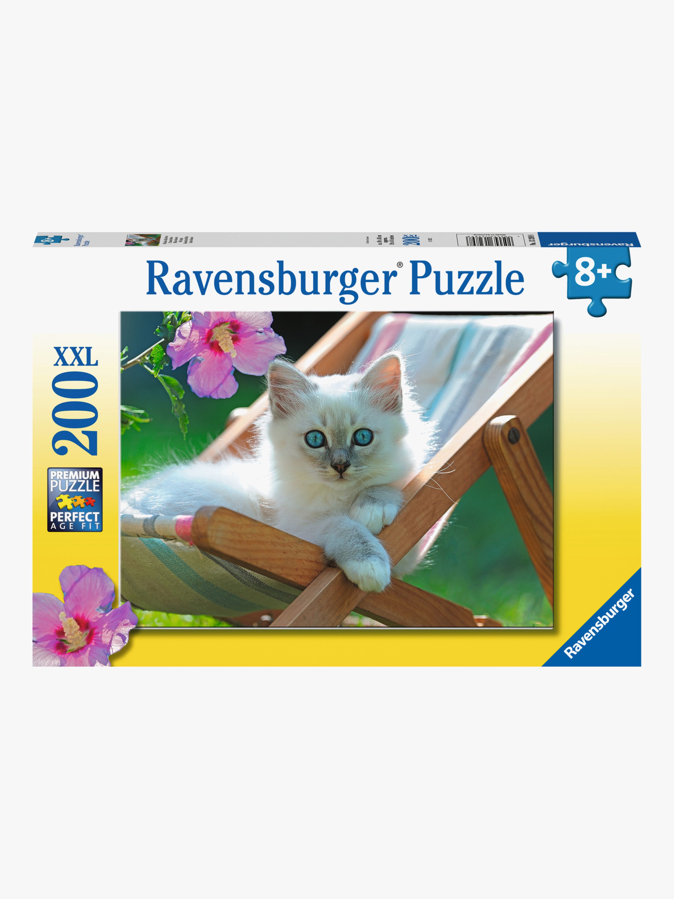 Ravensburger Pussel Kattunge i Solstol 200 Bitar