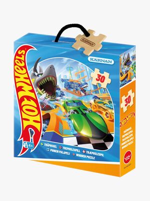 Kärnan Hot Wheels Träpussel 30 Bitar